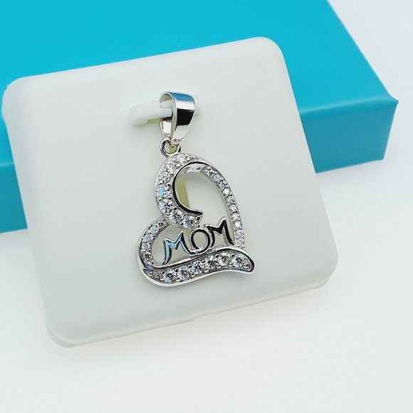 "925 Sterling Silver CZ Beautiful Pendant for Women, 1USPAR4022 - Picture 7 of 11